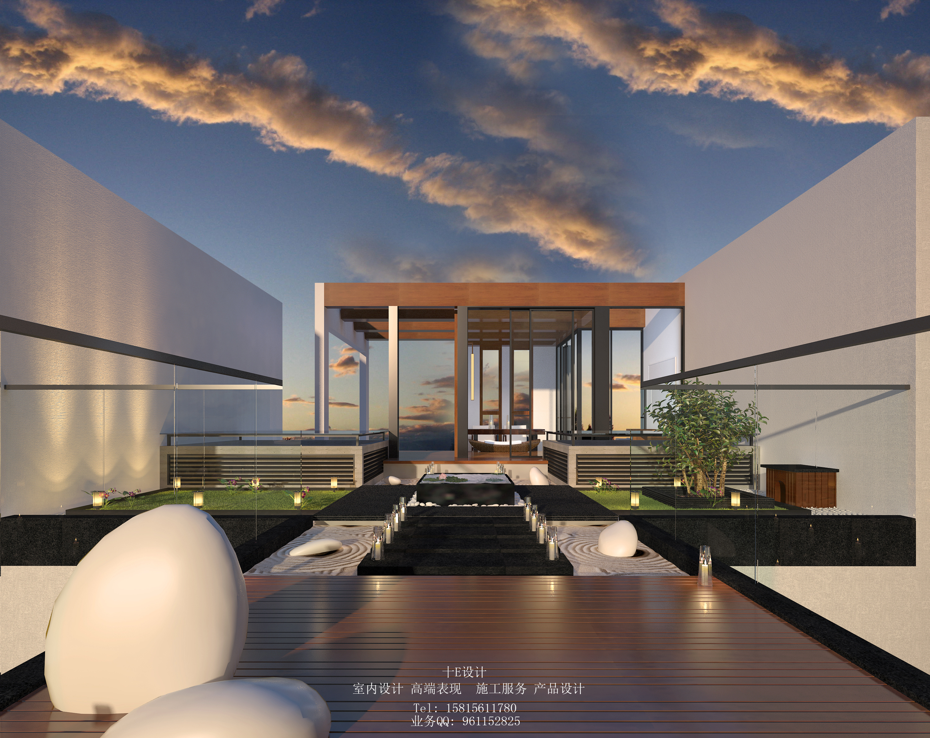 金湖花园天台|空间|建筑设计|shiyidesign - 原创作品 